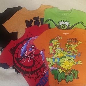 5 t-shirts